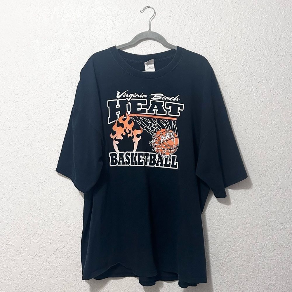 Virginia Beach Heat basketball short sleeve shirt size 3X